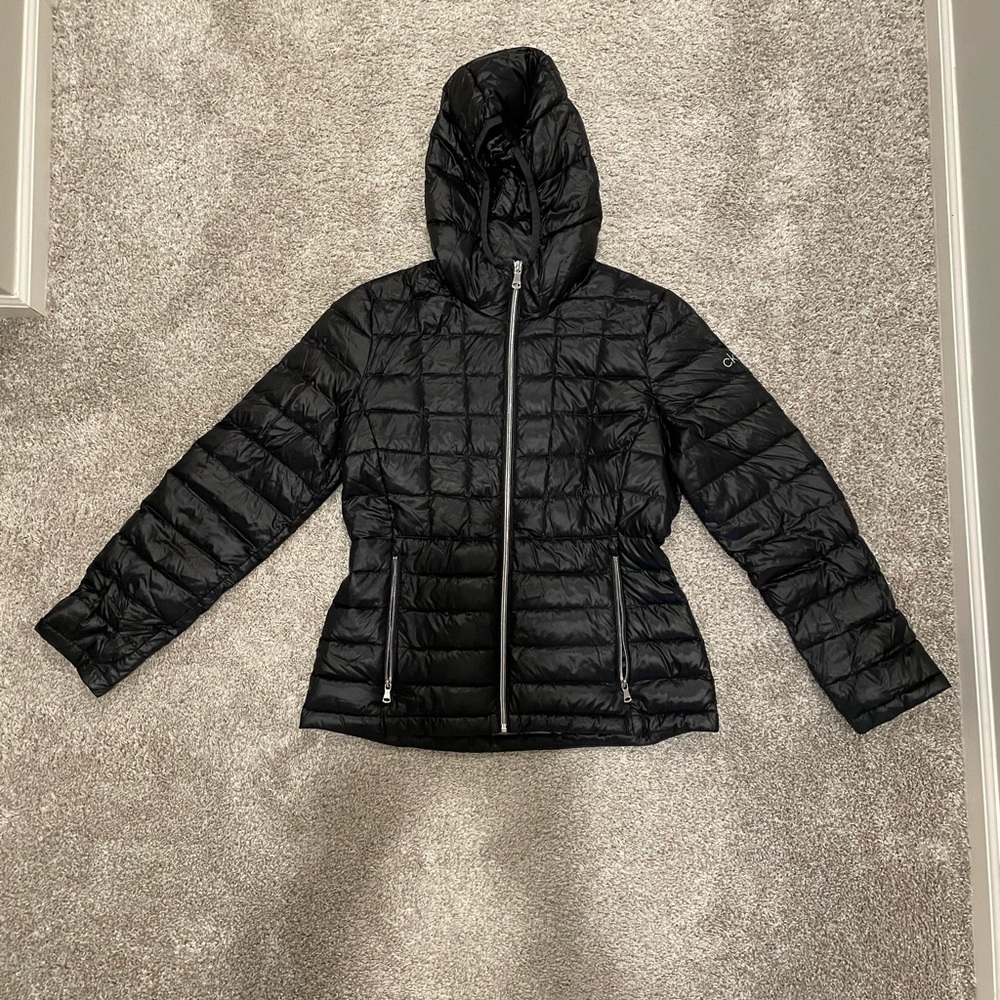 Black Calvin Klein Packable Down Jacket